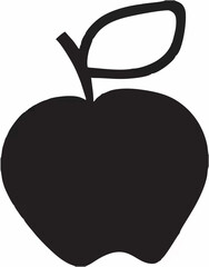 Simple black silhouette of an...