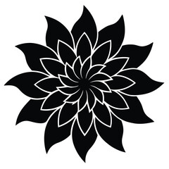 vector illustration of a flower