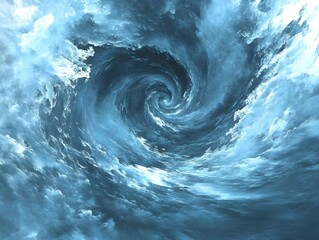 Celestial Vortex: A breathtaking display of nature's power, the image captures a mesmerizing celestial vortex, its swirling energy and dramatic forms.