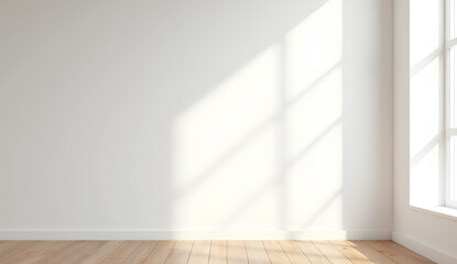 Soft Window Shadows in Minimalist Room