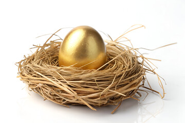 Obraz premium golden egg in nest