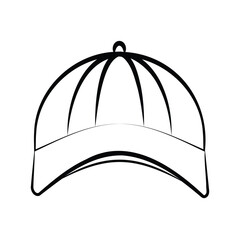 Baseball hat icon. Cap icon. Vector illustration.