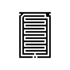 rain detection sensor glyph icon vector illustration