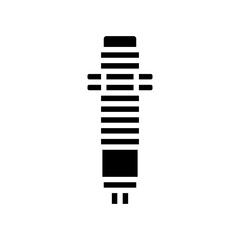 proximity sensor module glyph icon vector illustration
