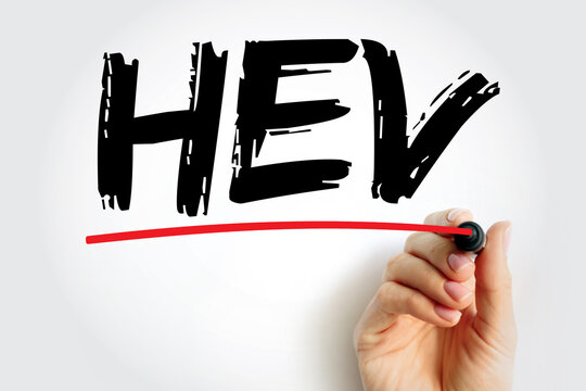 HEV Hybrid Electric Vehicle  - vehicle that combines a conventional internal combustion engine system with an electric propulsion system, acronym concept for presentations and reports