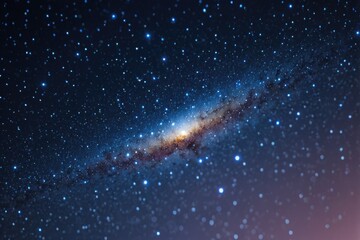 A massive galaxy with a shining star at its center