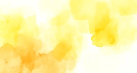 Abstract watercolor background with yellow and hues