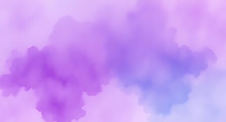 Abstract watercolor background with purple and blue, and hues