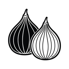 Figs fruit on a white background vector illustration