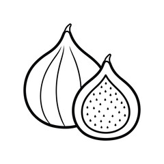 Figs on a white background vector illustration