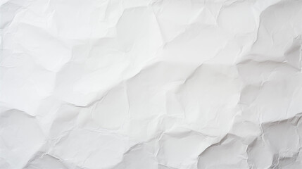 Fototapeta premium Abstract white crumpled paper background