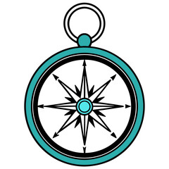 vector compass icon