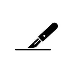 Scalpel cutting line precise surgical tool medical image