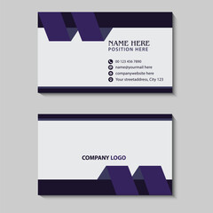 Simple Business Card Design template