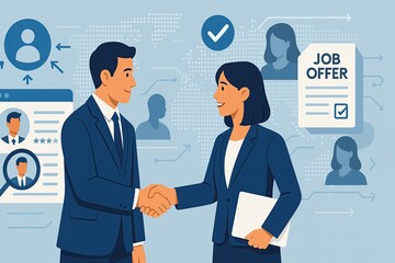 business people shaking hands