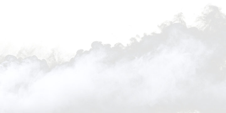 White Mist PNG with Transparent Background