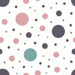 Pastel Polka Dot Pattern – Soft Colorful Background