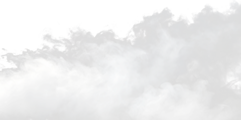 White Mist PNG with Transparent Background