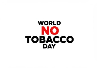 World no tobacco day graphic design