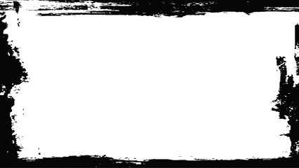 Grunge texture abstract black and white.  Very detailed, grunge border, high resolution. Vector illustration.