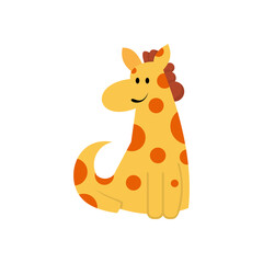 cute giraffe illustration