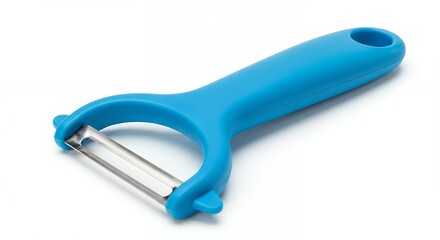 Blue vegetable peeler