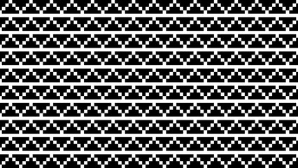 seamless pixelated triangle design vector in black and white color. simple and minimal design vector. 