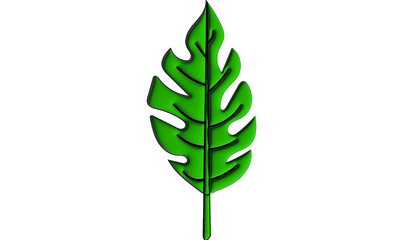 3d monstera leaf, monstera leaf, beauty of tropical, tropical plant, tropical leaf