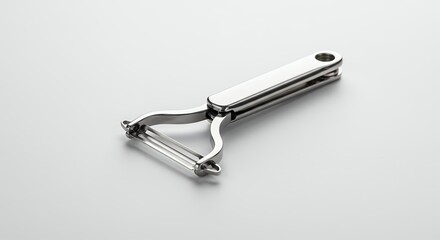 Modern stainless steel vegetable peeler