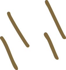 Rain drawing nature decoration	