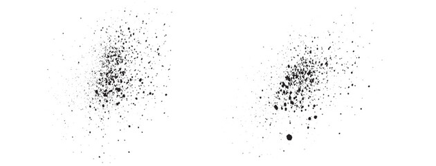 Ink splatter black blood texture banner background