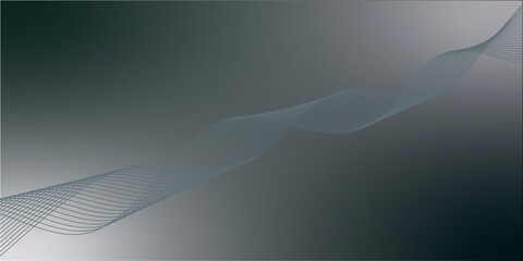 Abstract Wave Background Design with Gradient and Flowing Lines.