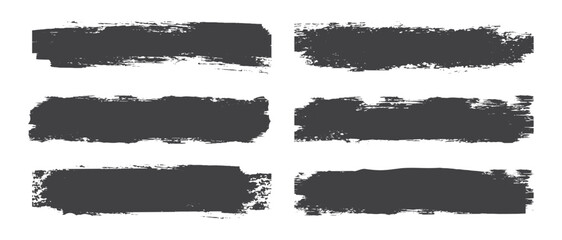 Mega bundle of different ink brush strokes. Black set paint, ink brush, brush strokes, brushes, lines, frames, box, grungy. Grungy brushes collection. 