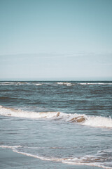 Endless Ocean View – Waves and Horizon on the North Sea near Wangerooge