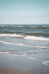 Endless Ocean View &ndash; Waves and Horizon on the North Sea near Wangerooge