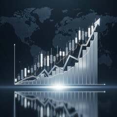 Graph Growth Chart Data Business Finance Investment Illustration Rising