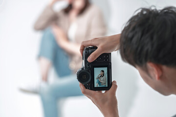 Fototapeta na wymiar 撮影　カメラ