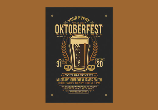 Oktober Fest Party Flyer