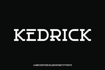 Display alphabet font vector design suitable for headline, poster, logo, magazine and many more