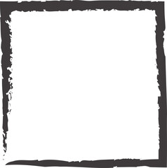 Obraz premium Frame square ink grunge. Design elements