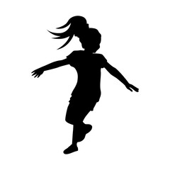 Children Silhouette Illustration