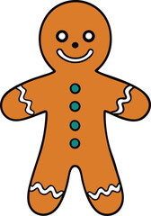 gingerb  with black out line white.eps