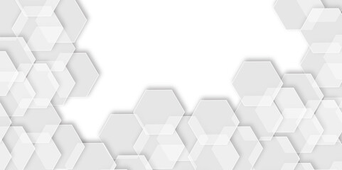 Elegant 3D grey Light Geometric Technology Structure with Polygonal Honeycomb Details, Abstract Visuals, and Luxury Pattern Design Elements for a Contemporary High-Tech Background