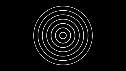 Abstract  circle black and white spiral illustration background.