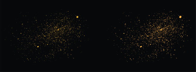 Luxury golden isolated gold glitter glow confetti texture background