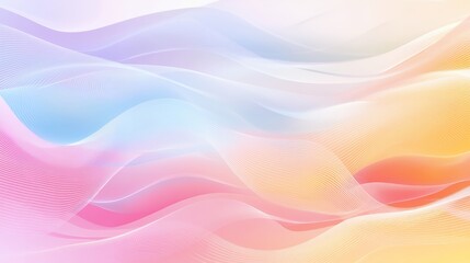 Obraz premium Pastel Wave Abstract Background Design