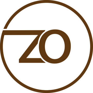  ZO Letter logo design vector template
