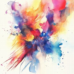 Fototapeta premium Multicolour abstract background. Abstract oil painting. Art brushstrokes watercolor. Digital effects. Colorful pattern.Vibrant Color wallpaper, colorful lines. Custom Background series. 