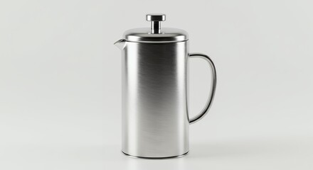 Stainless steel french press coffee maker