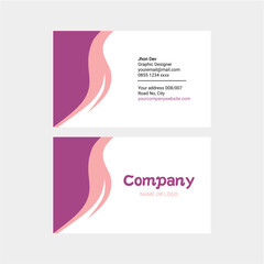 Fototapeta premium set of business cards with abstract background